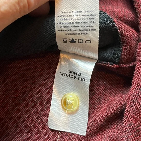 Faherty Legend Sweater Shirt Dress Buffalo Plaid Check Red Black-Sz Large - Picture 8 of 11